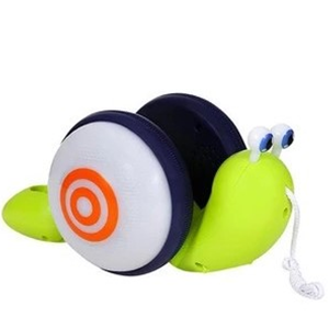 حلزون موزیکال طناب دار سبز pull - along snail toy -اسباب بازی